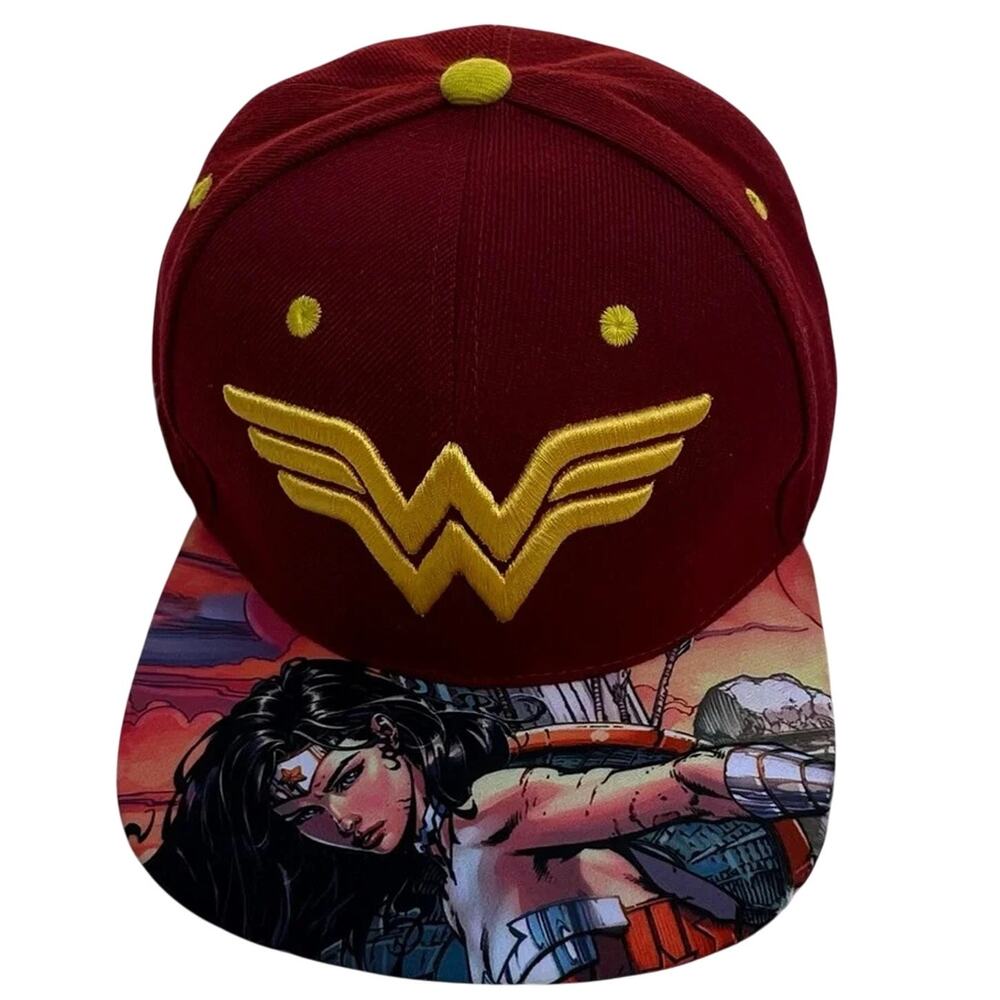 Wonder Woman Collector’s Snapback Six Flags Exclusive DC Comics Superhero